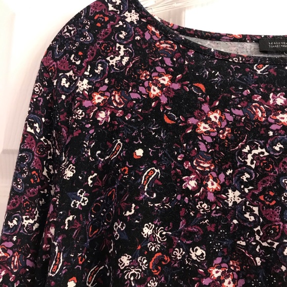 J. Jill Wearever Collection Purple Long Sleeve Top - Picture 3 of 10